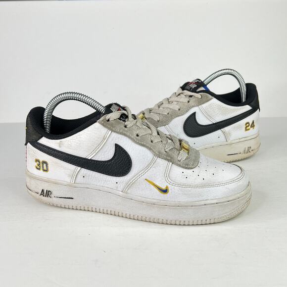 Nike Air Force 1 Low Ken Griffey Jr Sr Sneakers FLAW DJ5195-100 White 6Y, 7.5W - Picture 1 of 11